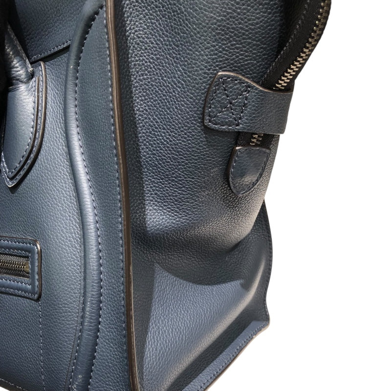 セリーヌ CELINE ラゲージミニショッパー ネイビー レディース