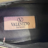 ヴァレンティノ VALENTINO ロックスタッズプラットフォーム S5KU3WO ブラック レザー レディース ローファー