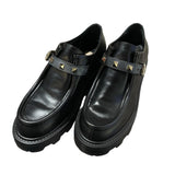 ヴァレンティノ VALENTINO ロックスタッズプラットフォーム S5KU3WO ブラック レザー レディース ローファー
