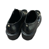 ヴァレンティノ VALENTINO ロックスタッズプラットフォーム S5KU3WO ブラック レザー レディース ローファー