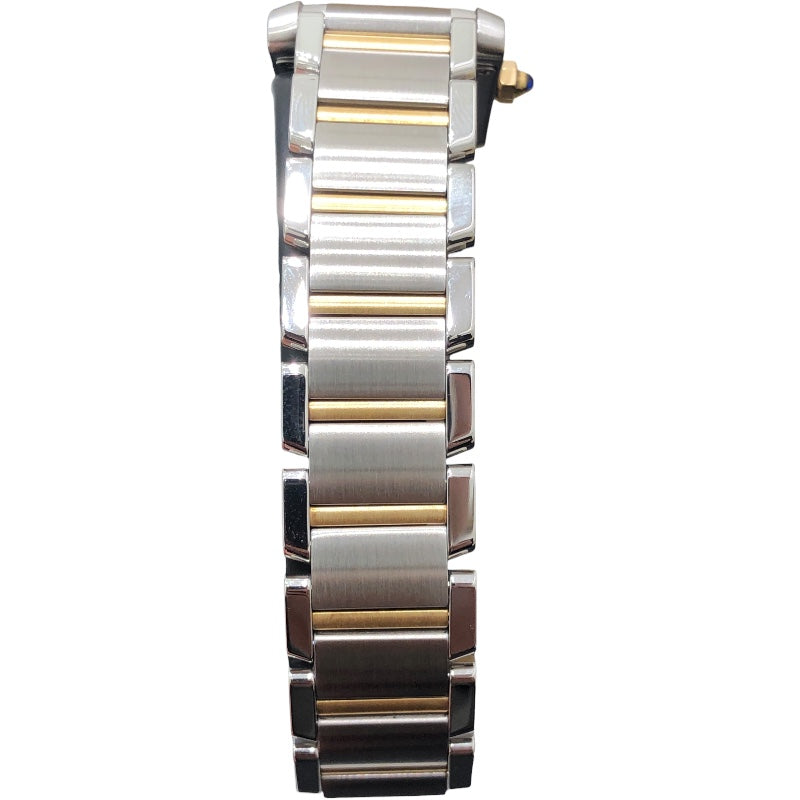 カルティエ Cartier ﾀﾝｸ ﾌﾗﾝｾｰｽﾞ SM W51007Q4 アイボリー YG/SS レディース 腕時計