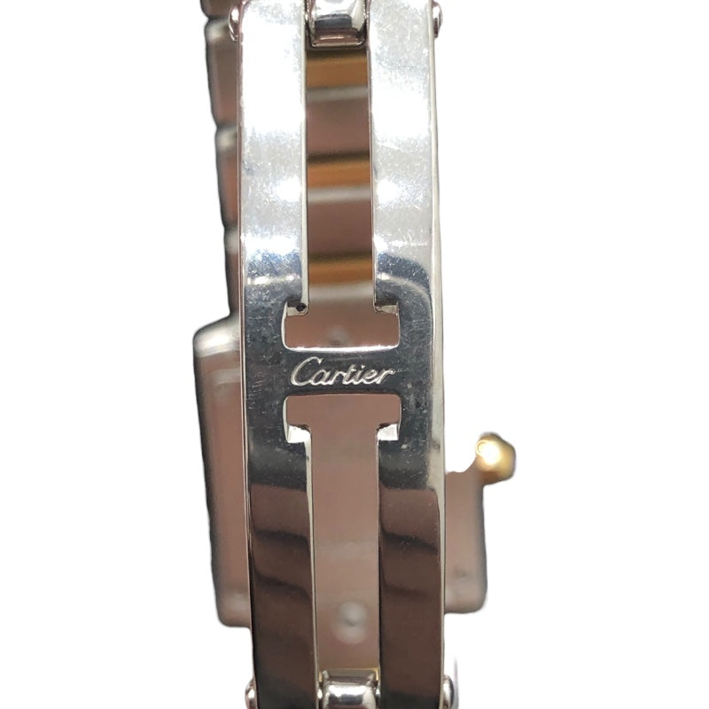 カルティエ Cartier ﾀﾝｸ ﾌﾗﾝｾｰｽﾞ SM W51007Q4 アイボリー YG/SS レディース 腕時計