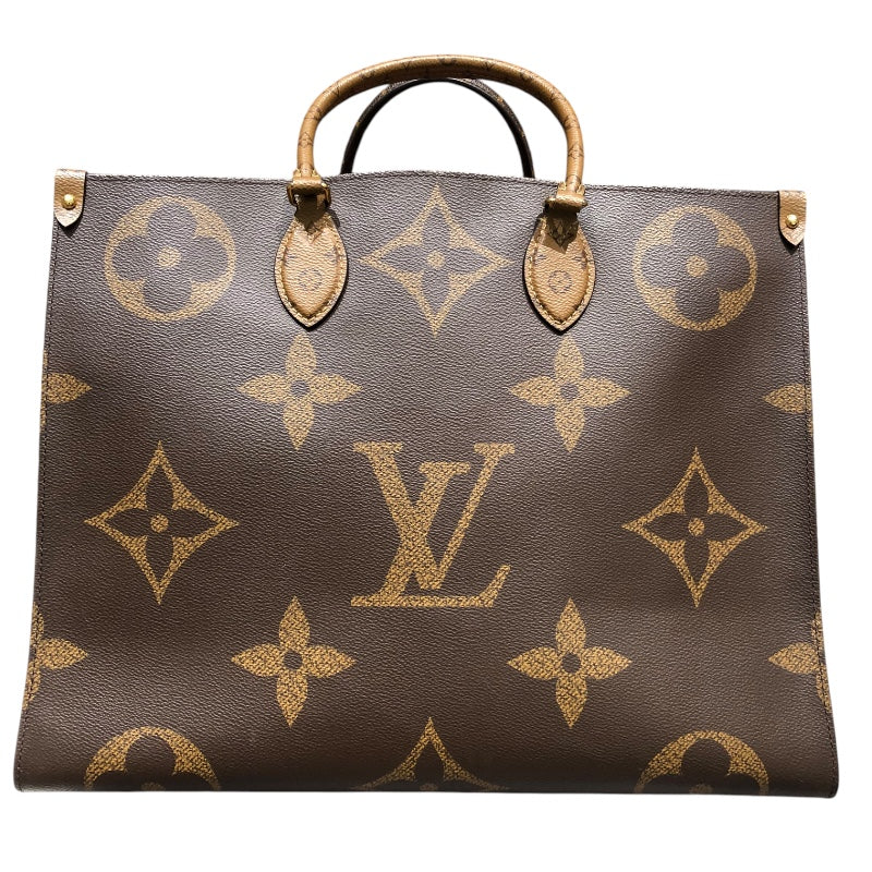 ルイ・ヴィトン LOUIS VUITTON オンザゴーGM M45320 モノグラムジャイアント・リバース レディース トートバッグ