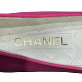 シャネル CHANEL パレリーナ フラット パンプス G38986 ピンク レザー レディース パンプス