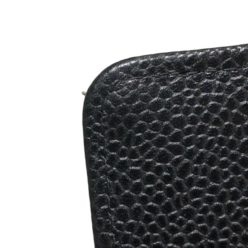 シャネル CHANEL マトラッセチェーンウォレット AP0250 ブラック GD金具 キャビアスキン レディース ウォレットチェーン