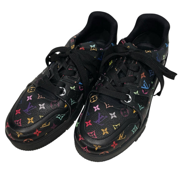 ルイ・ヴィトン LOUIS VUITTON LV×村上隆 1AGZDW マルチカラー レザー レディース スニーカー