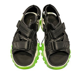 バレンシアガ BALENCIAGA トラックストラップ 655954 ブラック レザー メンズ サンダル