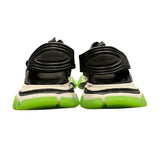 バレンシアガ BALENCIAGA トラックストラップ 655954 ブラック レザー メンズ サンダル