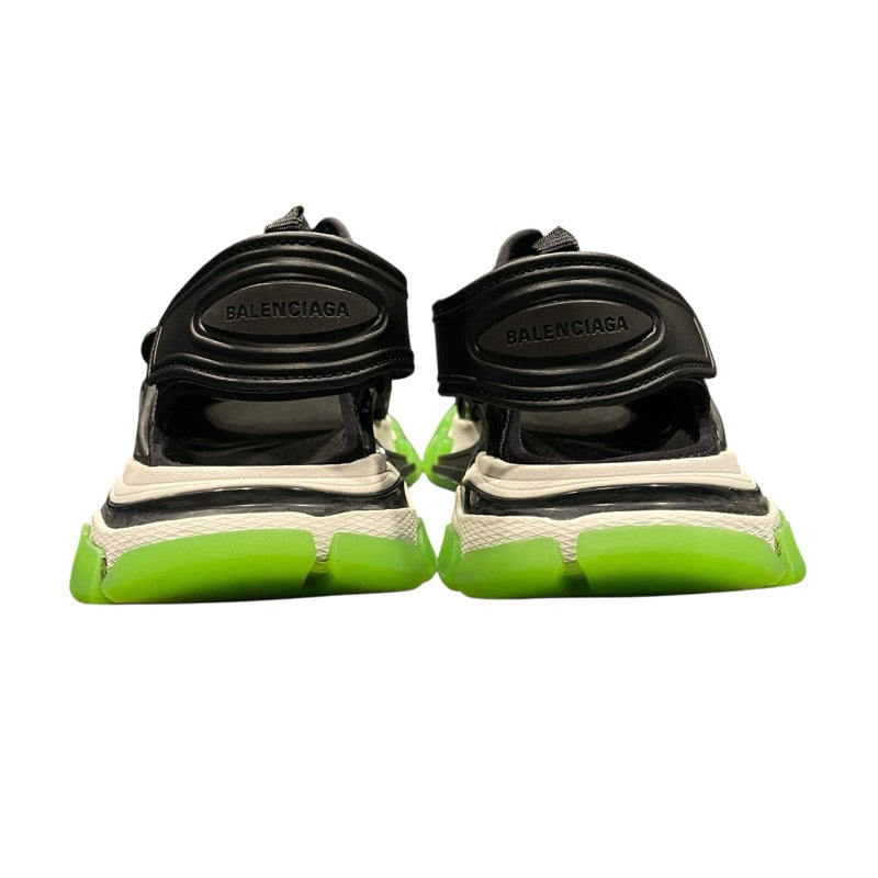 バレンシアガ BALENCIAGA トラックストラップ 655954 ブラック レザー メンズ サンダル
