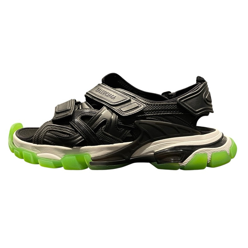 バレンシアガ BALENCIAGA トラックストラップ 655954 ブラック レザー メンズ サンダル