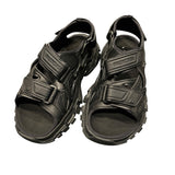 バレンシアガ BALENCIAGA トラックストラップ 617543 ブラック レザー メンズ サンダル
