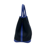 エルメス HERMES ガーデンパーティTPM ブラック/ブルーエレクトリック トワル/ネゴンダ レディース ハンドバッグ