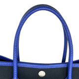 エルメス HERMES ガーデンパーティTPM ブラック/ブルーエレクトリック トワル/ネゴンダ レディース ハンドバッグ