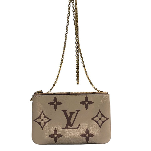ルイ・ヴィトン LOUIS VUITTON ポシェット・ドゥ―ブルジップ M80084 バイカラー モノグラムアンプラント ショルダーバッグ