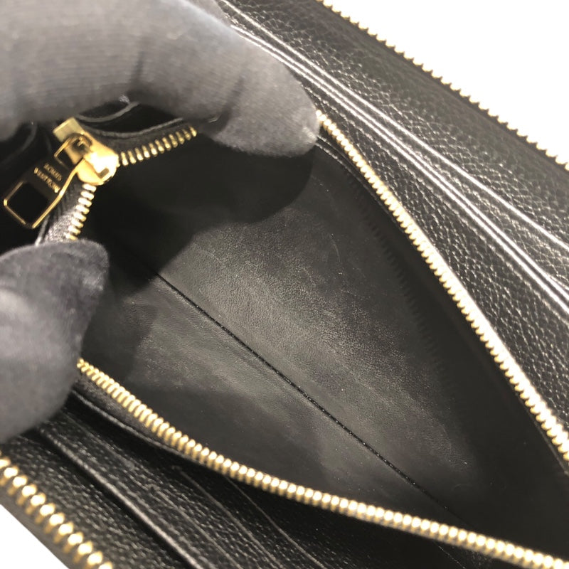ルイ・ヴィトン LOUIS VUITTON ジッピー・ウォレット M80481 ブラック バイカラー・モノグラム レディース 長財布