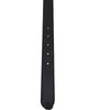 グッチ GUCCI ﾀﾞﾌﾞﾙG ｽﾘﾑﾍﾞﾙﾄ 70cm 414516 ブラック/ゴールド金具 ﾚｻﾞｰ メンズ ベルト