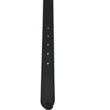 グッチ GUCCI ﾀﾞﾌﾞﾙG ｽﾘﾑﾍﾞﾙﾄ 70cm 414516 ブラック/ゴールド金具 ﾚｻﾞｰ メンズ ベルト