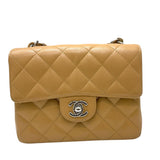 シャネル CHANEL ミニマトラッセ18 A01115 ベージュ キャビア レディース ショルダーバッグ