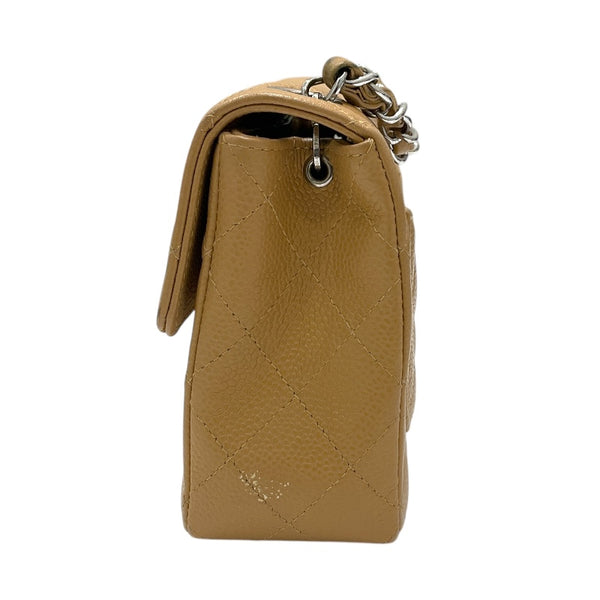 シャネル CHANEL ミニマトラッセ18 A01115 ベージュ キャビア レディース ショルダーバッグ