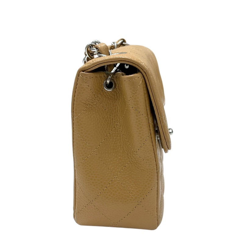 シャネル CHANEL ミニマトラッセ18 A01115 ベージュ キャビア レディース ショルダーバッグ