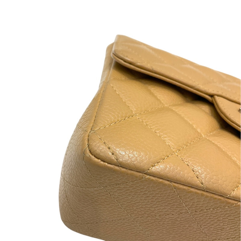 シャネル CHANEL ミニマトラッセ18 A01115 ベージュ キャビア レディース ショルダーバッグ