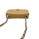 シャネル CHANEL ミニマトラッセ18 A01115 ベージュ キャビア レディース ショルダーバッグ