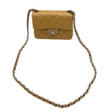 シャネル CHANEL ミニマトラッセ18 A01115 ベージュ キャビア レディース ショルダーバッグ