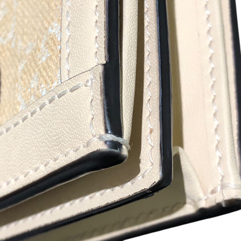 グッチ GUCCI GGﾃデニム カードケースウォレット 523155 ベージュ GG