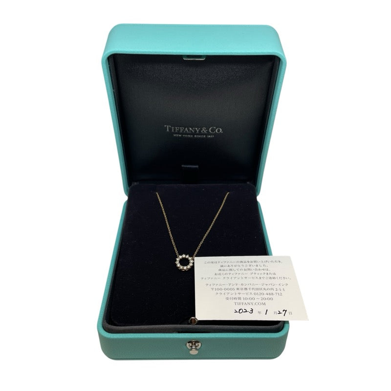ティファニー TIFFANY＆CO オープンサークルネックレス 750 ジュエリー