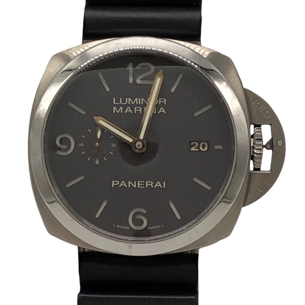 パネライ PANERAI ルミノール マリーナ 1950 3デイズ チタニオ PAM00351 ブラック チタン 自動巻き メンズ 腕時計 パネライ PANERAI ルミノール マリーナ 1950 3デイズ チタニオ