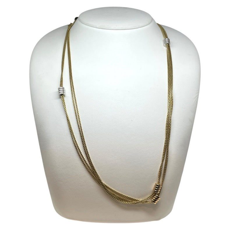 ブシュロン BOUCHERON キャトルロング ネックレス K18YG ジュエリー