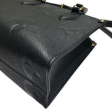 ルイ・ヴィトン LOUIS VUITTON オンザゴーPM Ｍ45653 ノワール モノグラムアンプラントレザー レディース ハンドバッグ