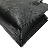 ルイ・ヴィトン LOUIS VUITTON オンザゴーPM Ｍ45653 ノワール モノグラムアンプラントレザー レディース ハンドバッグ