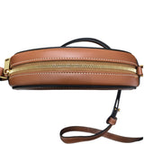 セリーヌ CELINE ｸﾛｽﾎﾞﾃﾞｨ ｵｰﾊﾞﾙﾊﾟｰｽ ｷｭｲﾙ ﾄﾘｵﾝﾌ 10I703 ブラウン スムースカーフ レディース ショルダーバッグ