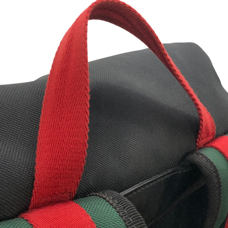 グッチ GUCCI シェリーライン バックパック 429037 ブラック ナイロン
