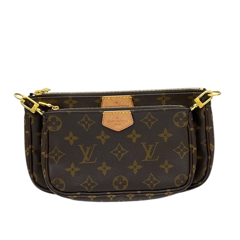 ルイ・ヴィトン LOUIS VUITTON ミュルティ・ポシェット・アクセソワール M44813 ブラウン モノグラム レディース ショルダーバッグ