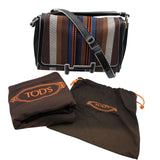 トッズ TOD’S ダブルT２WAYバッグ レザー・編み込み レディース ショルダーバッグ