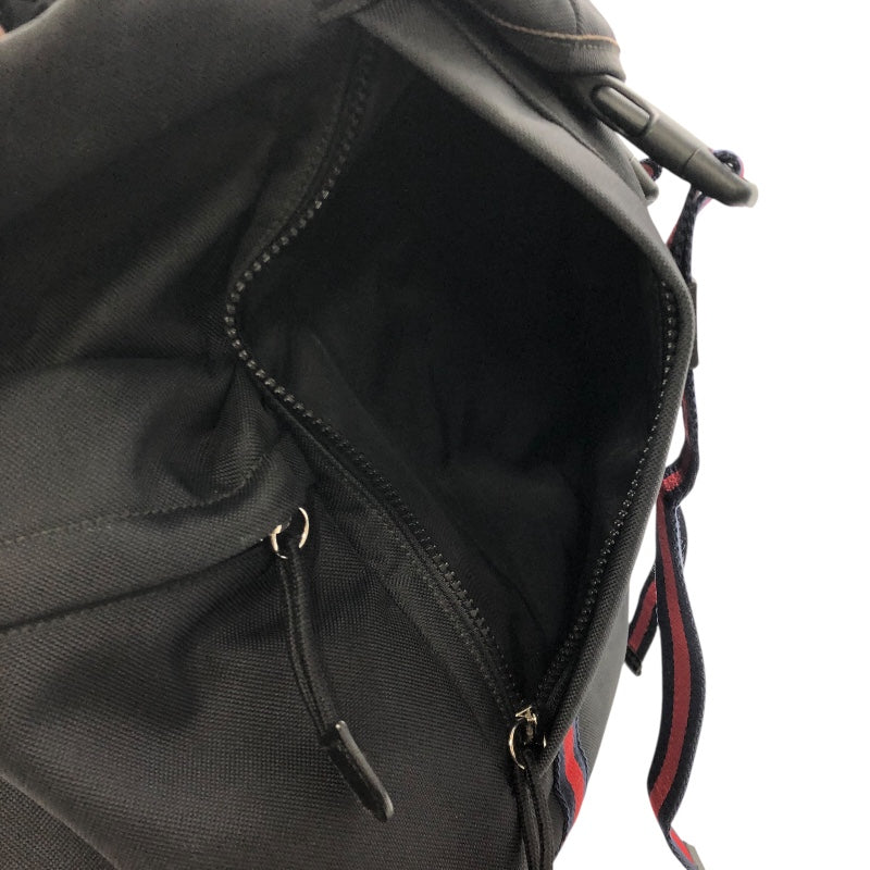 グッチ GUCCI シェリーライン バックパック 429037 ブラック ナイロン