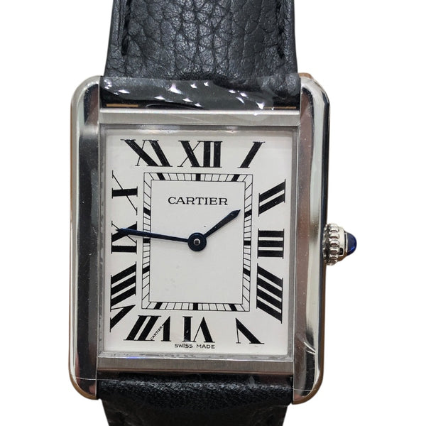 カルティエ Cartier ﾀﾝｸ ｿﾛ LM WSTA0028 シルバー ステンレススチール レディース 腕時計