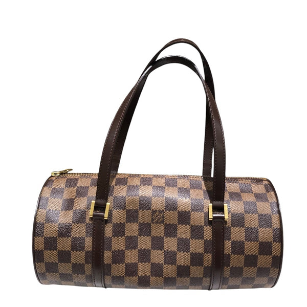 ルイ・ヴィトン LOUIS VUITTON パピヨン30 N51303 ブラウン ダミエ レディース ハンドバッグ