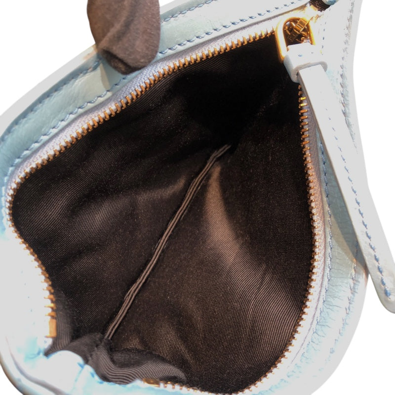 トッズ TOD'S Tタイムレスバッグパック ブルー レザー レディース