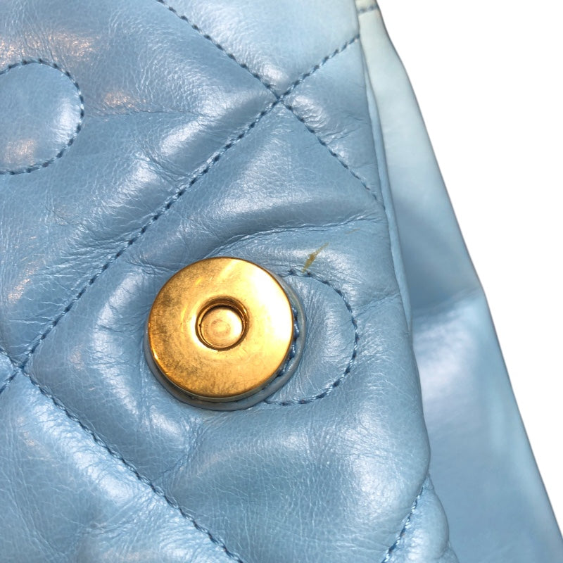 トッズ TOD’S Tタイムレスバッグパック ブルー レザー レディース ショルダーバッグ