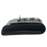 エルメス HERMES シェーヌダンクル コンパクトウォレット W刻 ブラック シェーブル レディース その他小物