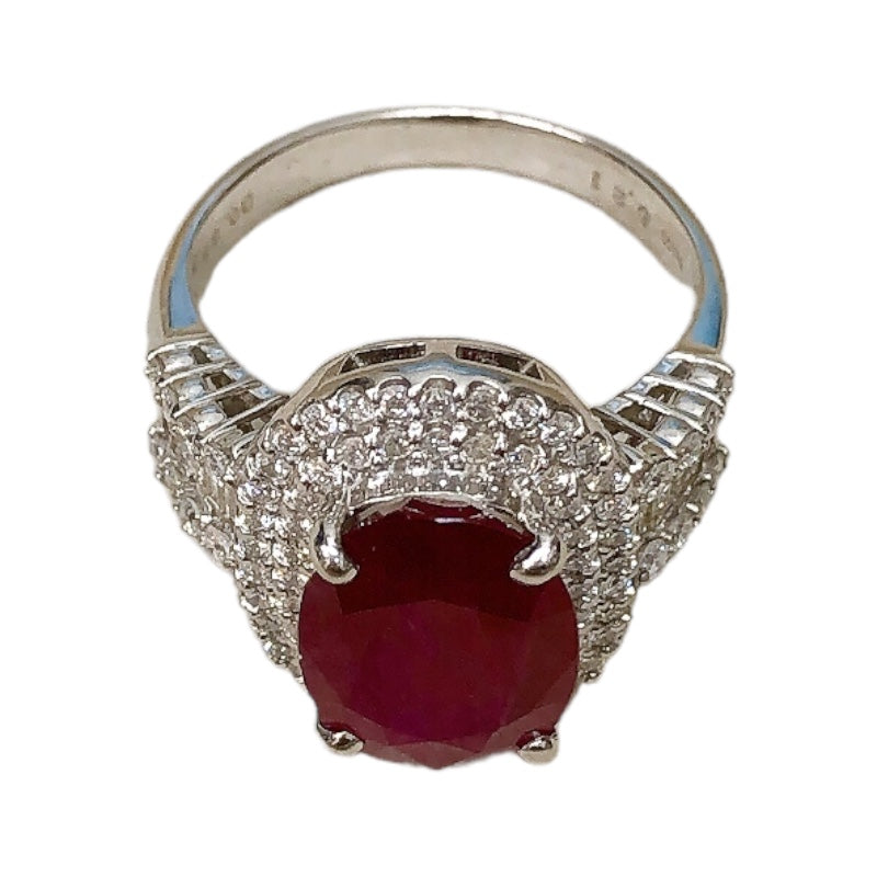 ルビーリング Pt900プラチナ ルビー ジュエリー