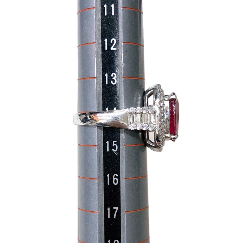 ルビーリング Pt900プラチナ ルビー ジュエリー