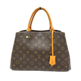 ルイ・ヴィトン LOUIS VUITTON モンテーニュMM M41056 ブラウン モノグラム レディース ショルダーバッグ
