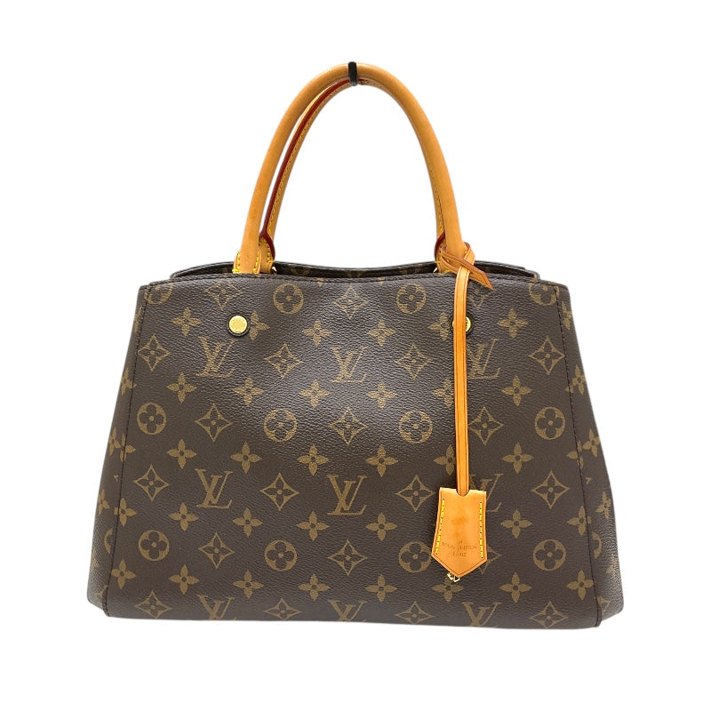 ルイ・ヴィトン LOUIS VUITTON モンテーニュMM M41056 ブラウン モノグラム レディース ショルダーバッグ