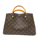 ルイ・ヴィトン LOUIS VUITTON モンテーニュMM M41056 ブラウン モノグラム レディース ショルダーバッグ