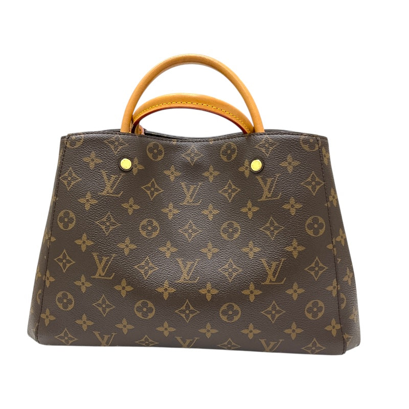 ルイ・ヴィトン LOUIS VUITTON モンテーニュMM M41056 ブラウン モノグラム レディース ショルダーバッグ