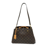 ルイ・ヴィトン LOUIS VUITTON モンテーニュMM M41056 ブラウン モノグラム レディース ショルダーバッグ